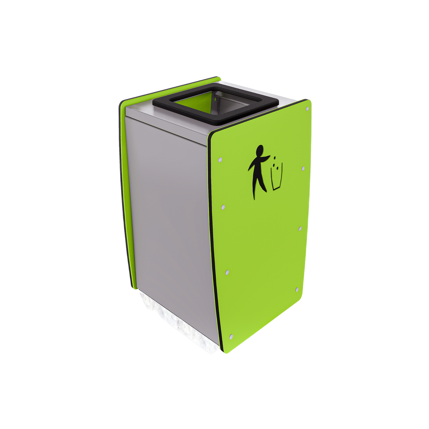Open Jazz Waste Management Bin with one container