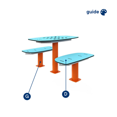 4-Seater Snakes and Ladders Table