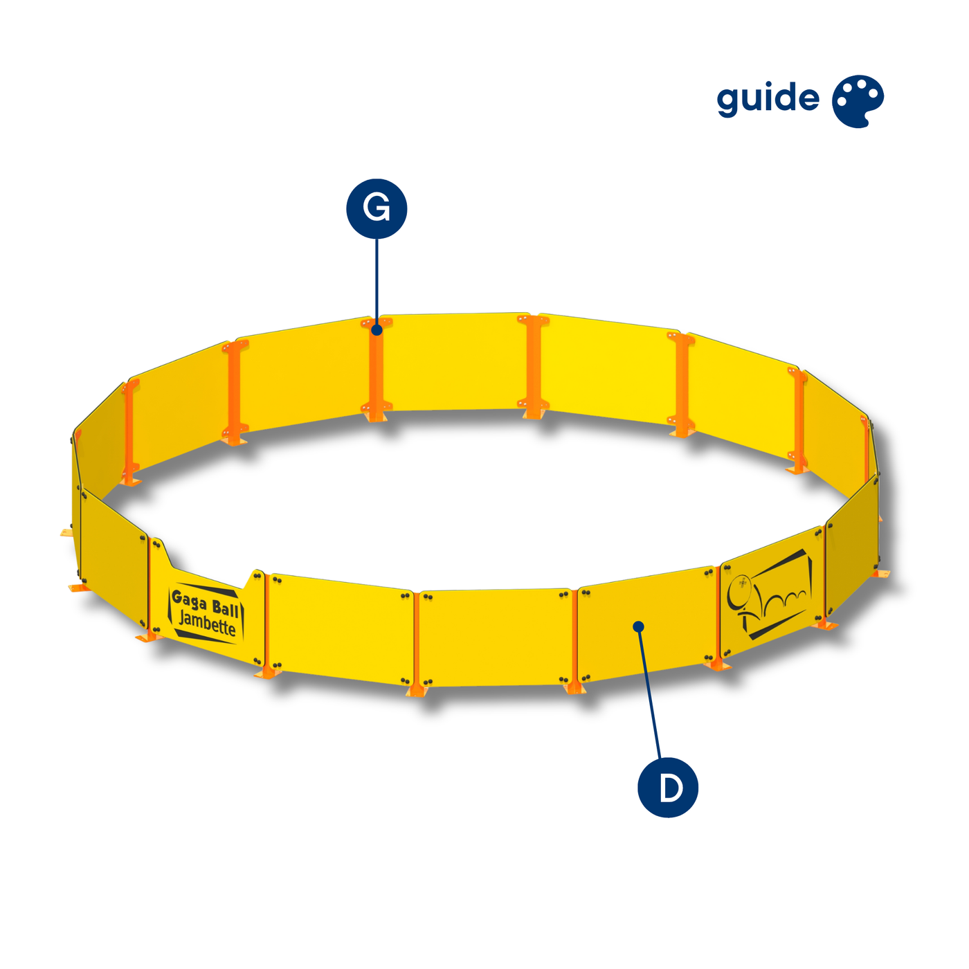 Gaga Ball Pit, 12 players, 21'