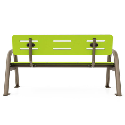 3-Seater Classic Jazz Bench with backrest